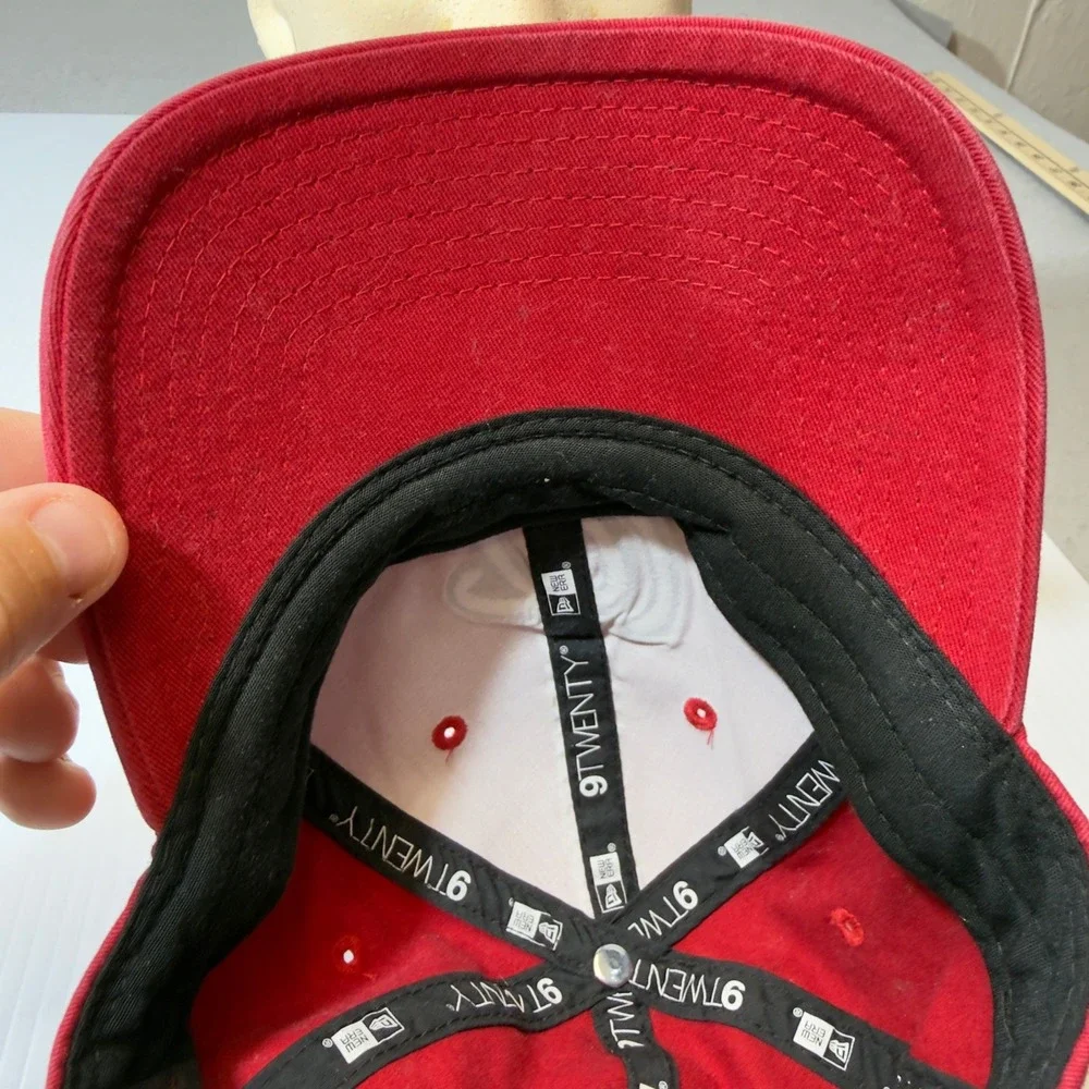Washington Nationals MLB Baseball Cap Red New Era 9TWENTY Adjustable Strap‎